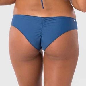 Rip Curl Blue Bikini Eco Bikini Bottoms, Medium
